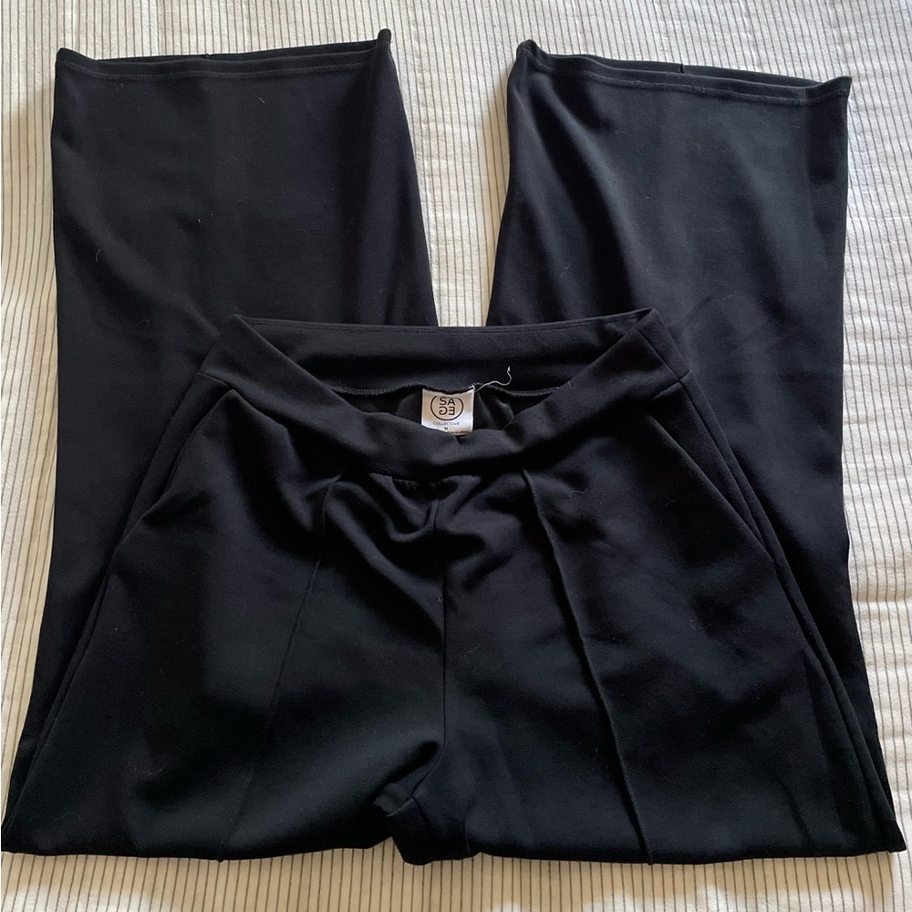 Sage Collective Black wide pants